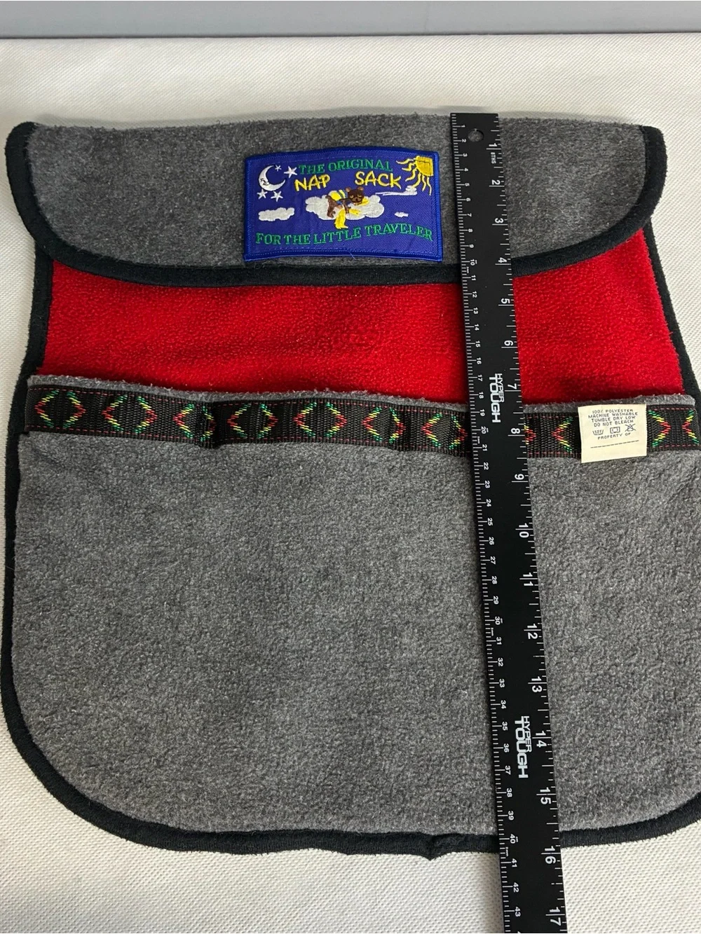 Y2K The Original Nap Sack for the Little Traveler Timberline Colorado Gray Flaw
